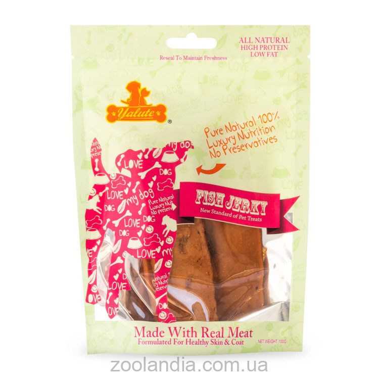 Yalute ( Ялут) Salmon Fillets - Лакомство для собак (лосось)