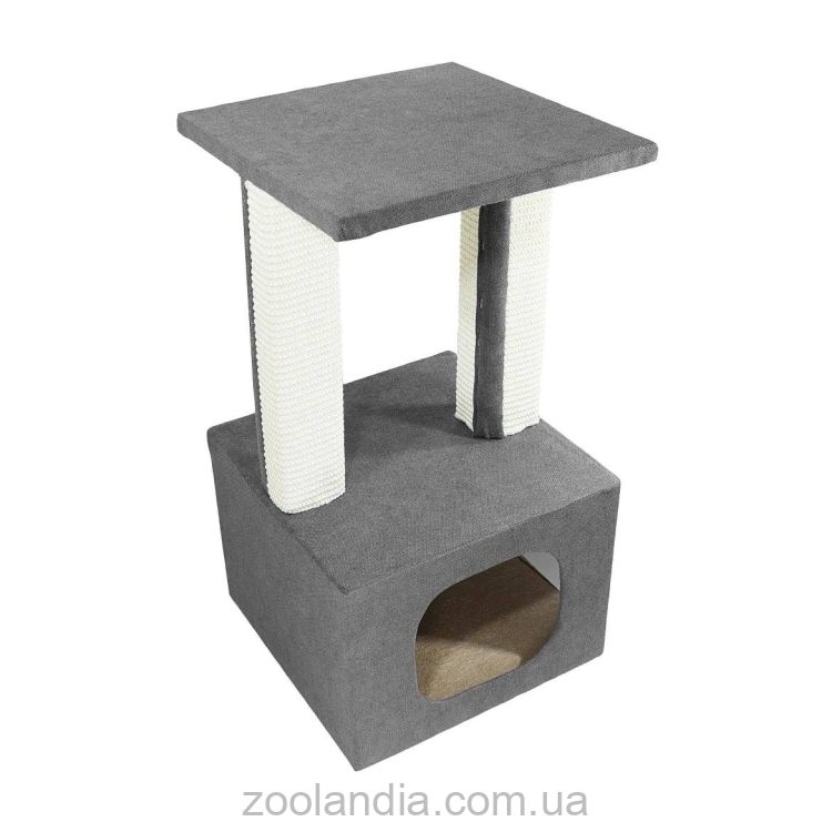 Lucky Pet (Лаки Пет) Грот Люкс - Когтеточка-домик с платформой