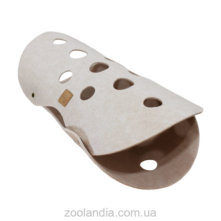 Lucky Pet (Лаки Пет) - Войлочный домик-туннель для котов (бежевый), войлок