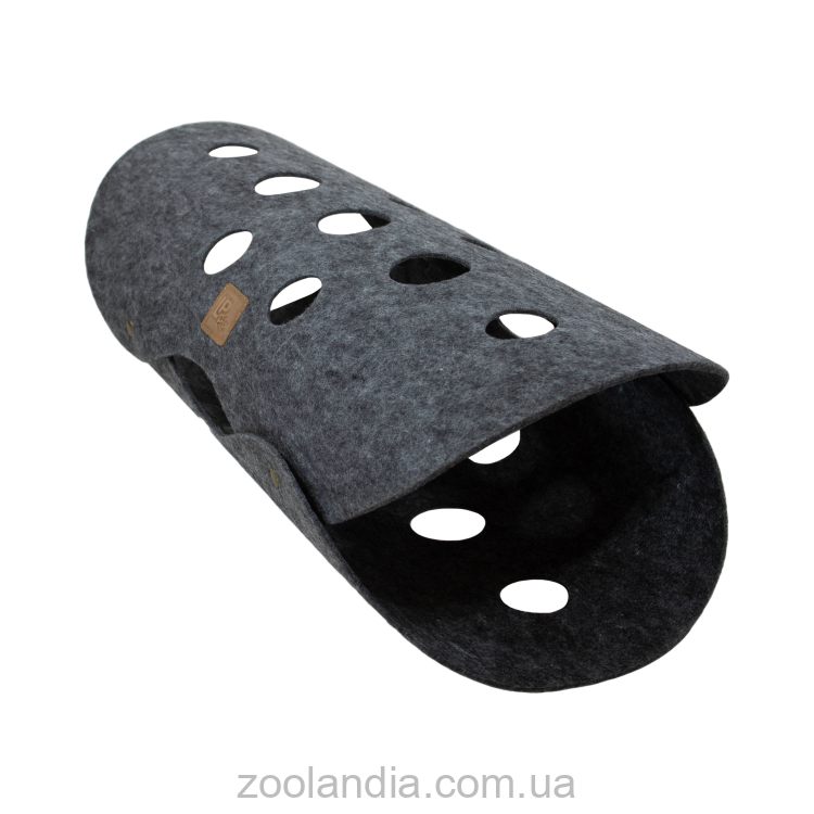 Lucky Pet (Лаки Пет) - Войлочный домик-туннель для котов (серый), войлок