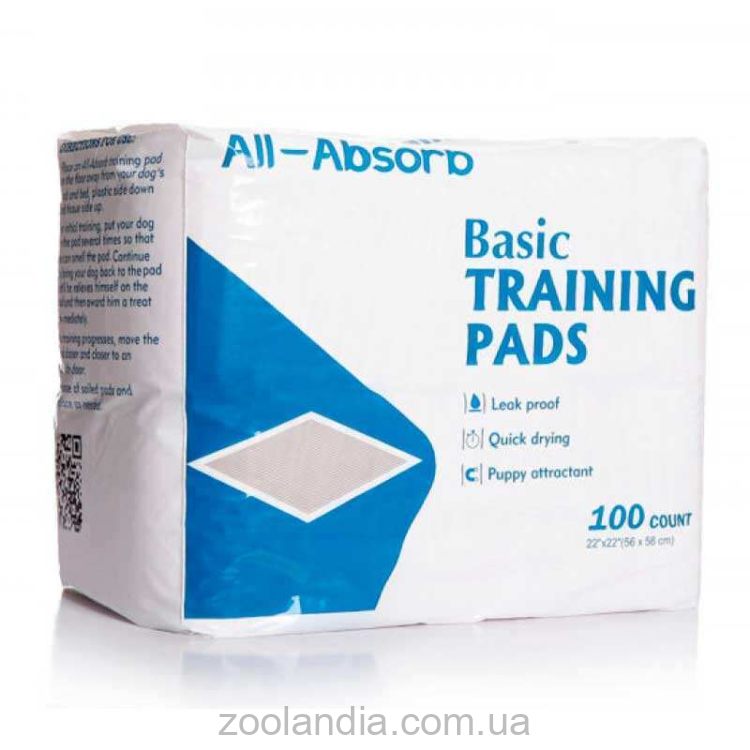 All-Absorb (Ол-Абсорб) Basic Training Pads - Пеленки тренировочные для собак и щенков (56х56 см)