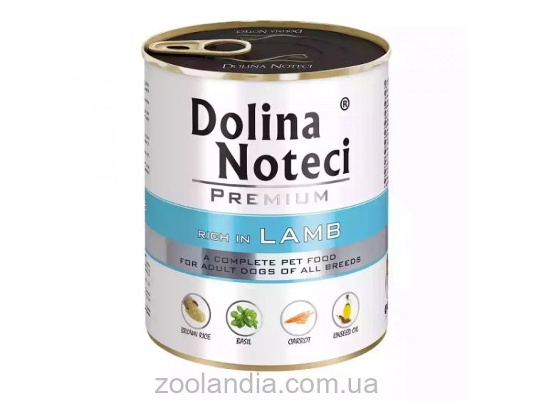Dolina Noteci (Долина Нотечи) Premium влажный корм для собак (ягненок)