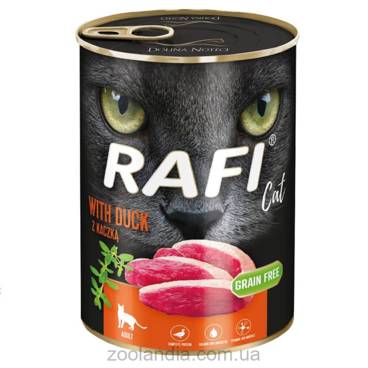 Rafi (Рафи) Wet Cat Adult Food With Duck - Влажный корм для взрослых котов с уткой