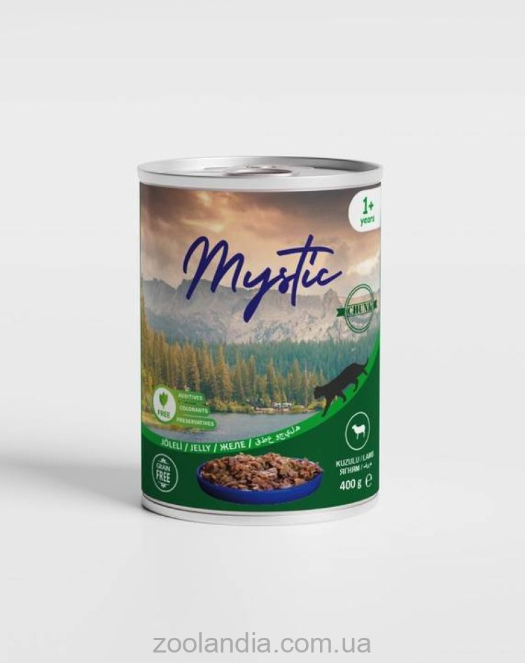 Mystic (Мистик) Cat - Консервы для котов кусочки ягненка в желе