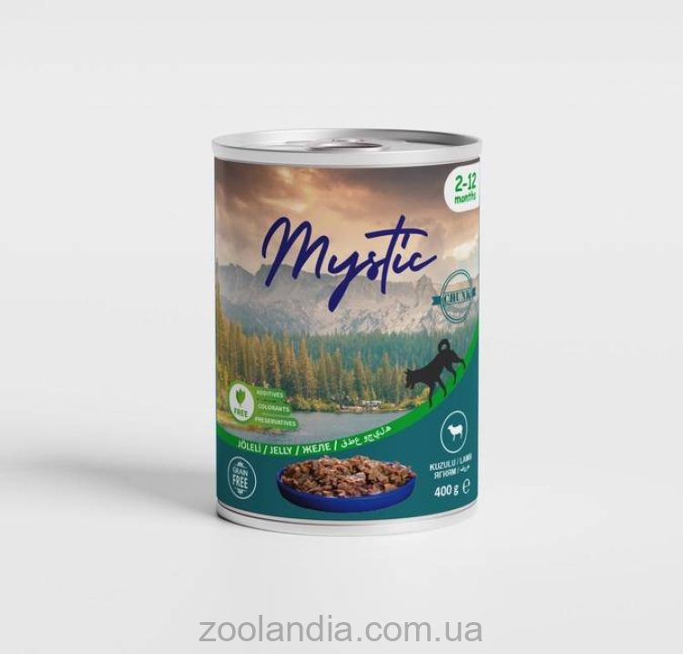 Mystic (Мистик) Dog Puppy- Консервы для щенков кусочки ягненка в желе