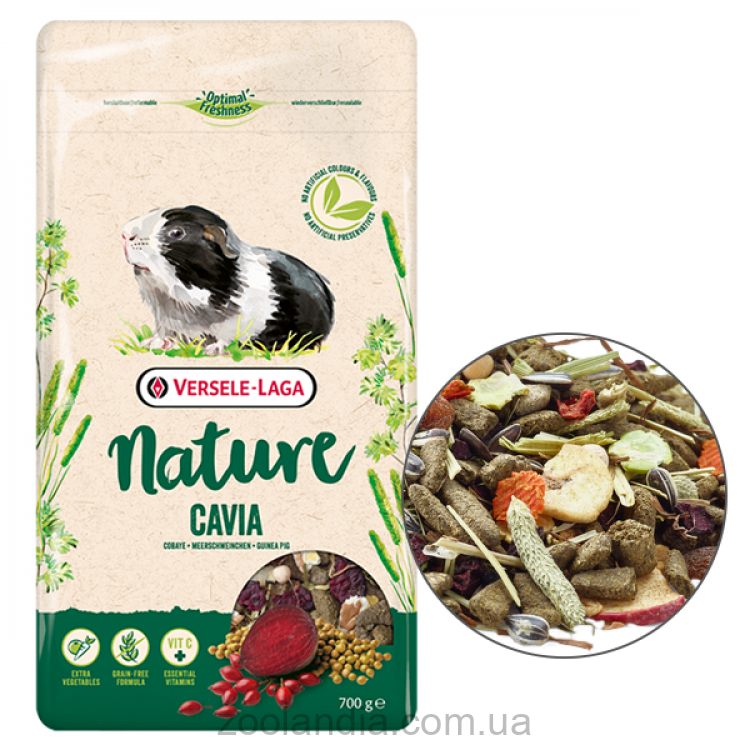 Versele-Laga Nature Cavia (Верселе-Лага Натюр Натюр Кавиа) - Суперпремиум беззерновой корм для морских свинок