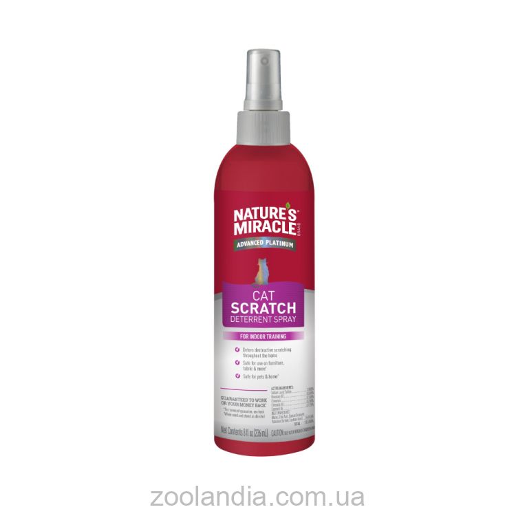 8in1(8в1) Nature's Miracle ADV No Scratch Deter Spray - Средство для кошек от царапанья