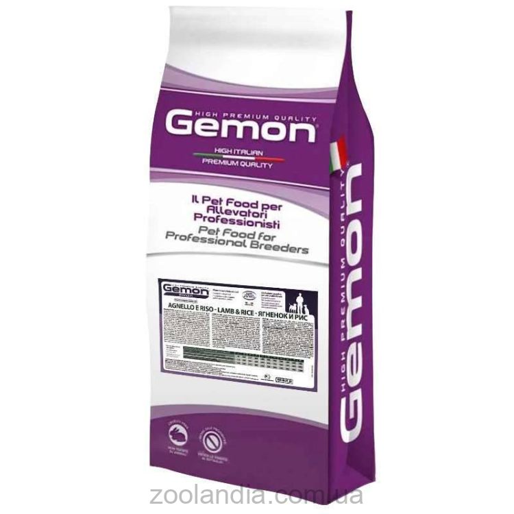 Gemon (Джемон) Adult - Сухой корм с ягненком и рисом для взрослых собак всех пород