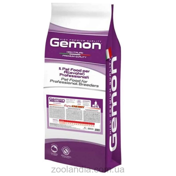 Gemon (Джемон) Dog All breeds Super Energy Chicken - Сухий корм з куркою для дорослих дуже активних собак усіх порід