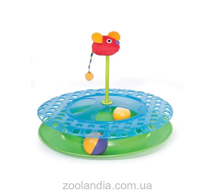 Petstages (Петстейджес) Orkakat Catnip Wiggle Worm Трек с мячиком для лакомств игрушка для кошек