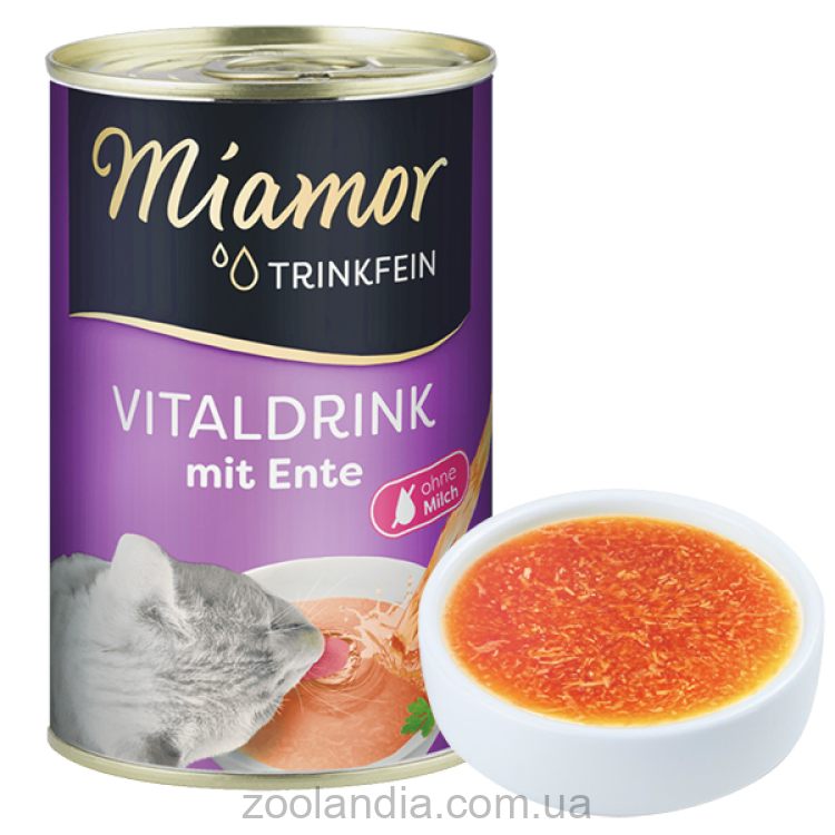Miamor (Миамор) Vitaldrink mit Ente - Влажный корм консервы для котов, бульон с уткой