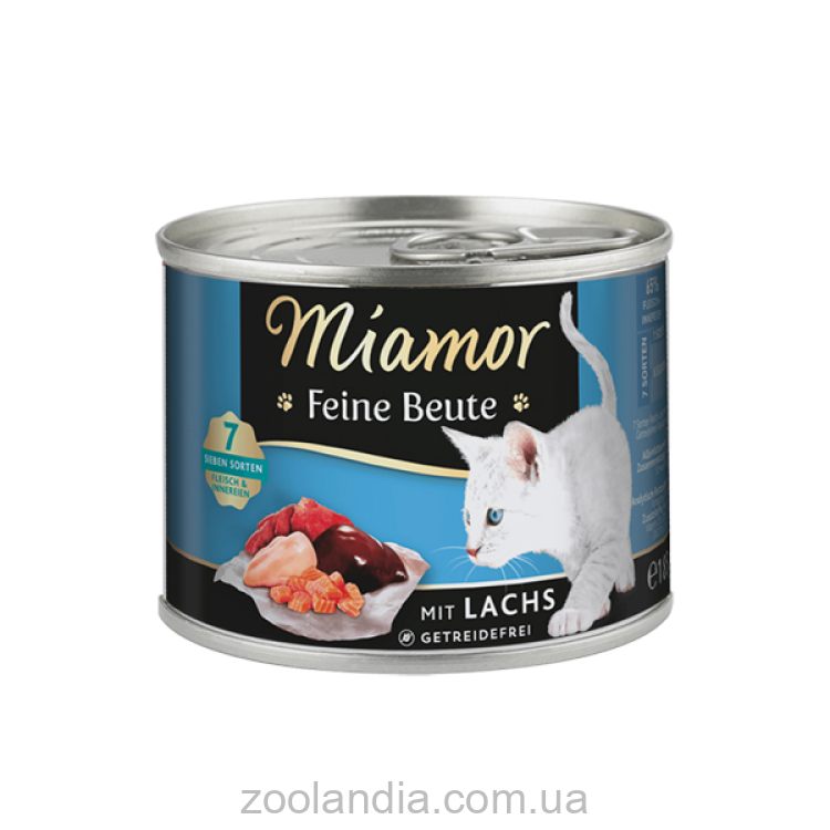 Miamor (Миамор) Feine Beute mit Lachs - Влажный беззерновой корм консервы для котов, лосось