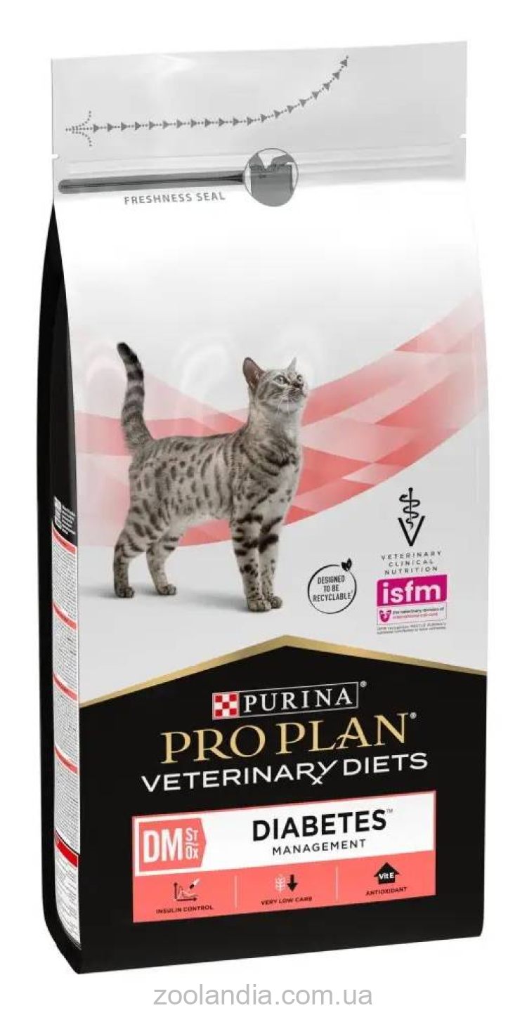 Purina Veterinary Diets DM Diabetes Management сухой лечебный корм для кошек c сахарным диабетом