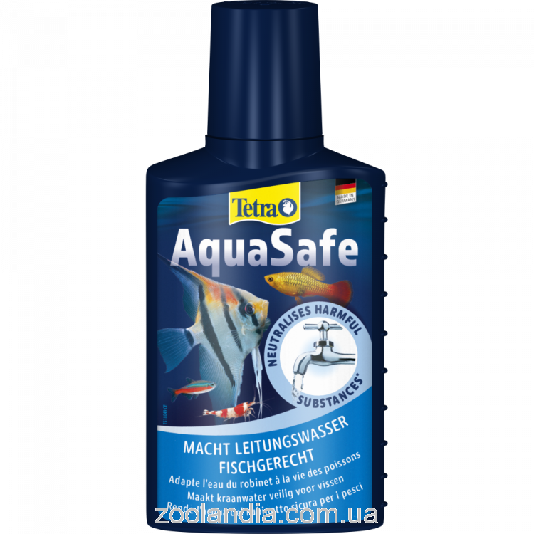 Tetra (Тетра) Aqua Safe - Средство для подготовки воды в аквариуме