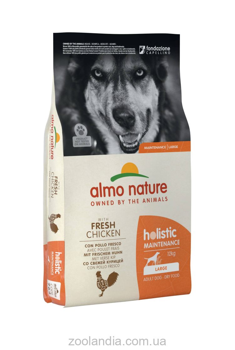 Almo Nature (Альмо Натюр) Holistic Dog L - Сухой корм для взрослых собак больших пород со свежей курицей