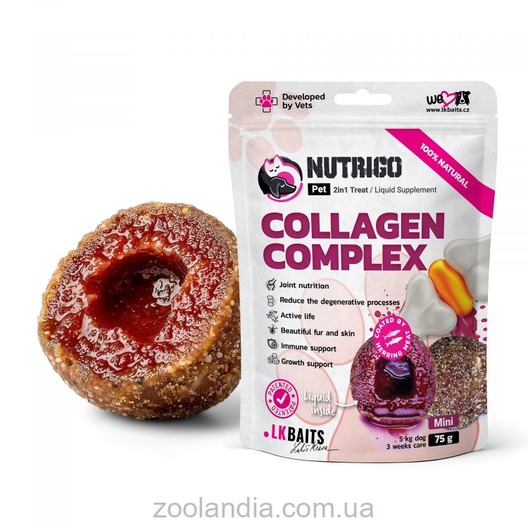 LK Baits Pet Nutrigo Collagen Complex Mini - Функциональное лакомство для собак мелких пород с коллагеном
