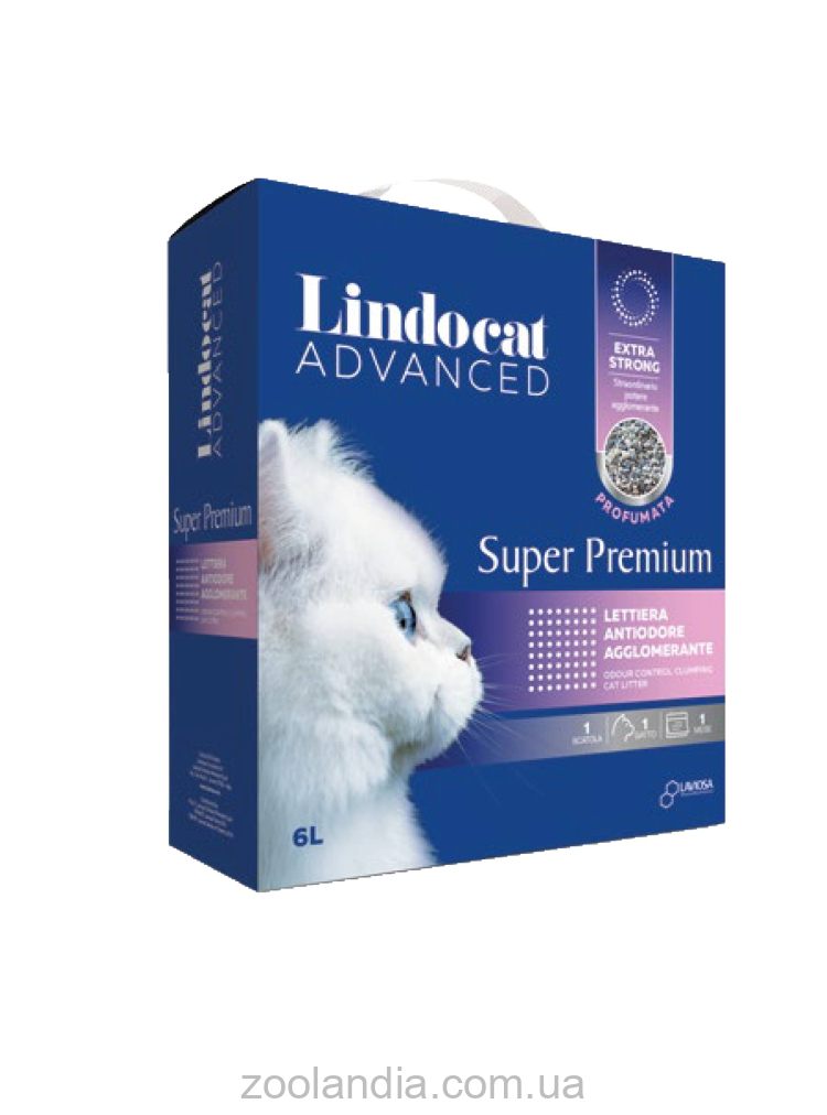 Lindocat (Линдокет) Super Premium Unscented (box) - Бентонитовый наполнитель для кошачьего туалета