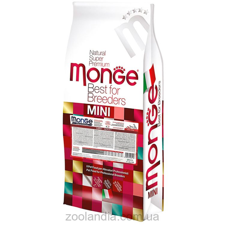 Monge (Монж) Natural Superpremium Mini Adult - Сухой корм с курицей для взрослых собак маленьких пород