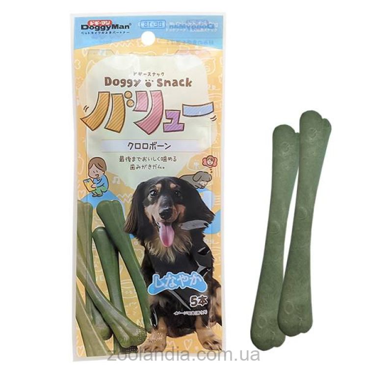 DoggyMan (ДоггиМэн) Green Dental Bone - Кость для чистки зубов жевательное лакомство для собак