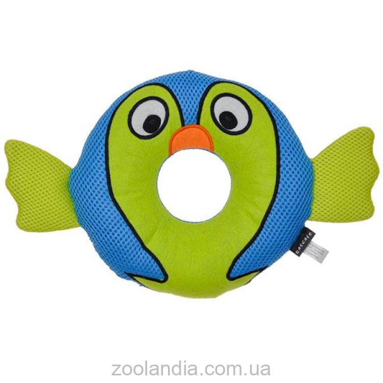 Coastal Rascals Rugged Ringer Mesh Toy Barney Blowfish КОСТАЛ БАРНИ РЫБА ФУГУ игрушка для собак