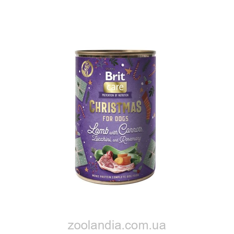 Brit Mono Protein Christmas Lamb Влажный корм для собак рождественский ужин (ягненок)
