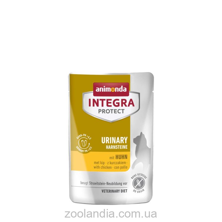 Animonda (Анимонда) Integra Protect Urinary Struvit - Консервированный ветеринарный корм для кошек при мочекаменной болезни, с курицей