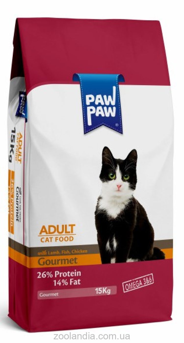 Pawpaw (Паупау) Adult Cat Food Gourmet сухой корм для привередливых кошек