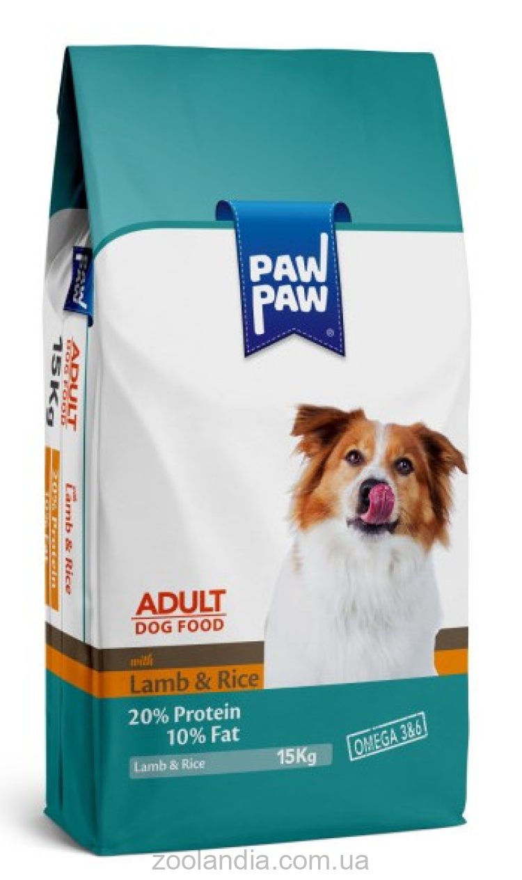 Pawpaw (Паупау) Adult Dog Food with Lamb & Rice сухой корм для собак (ягненок и рис)