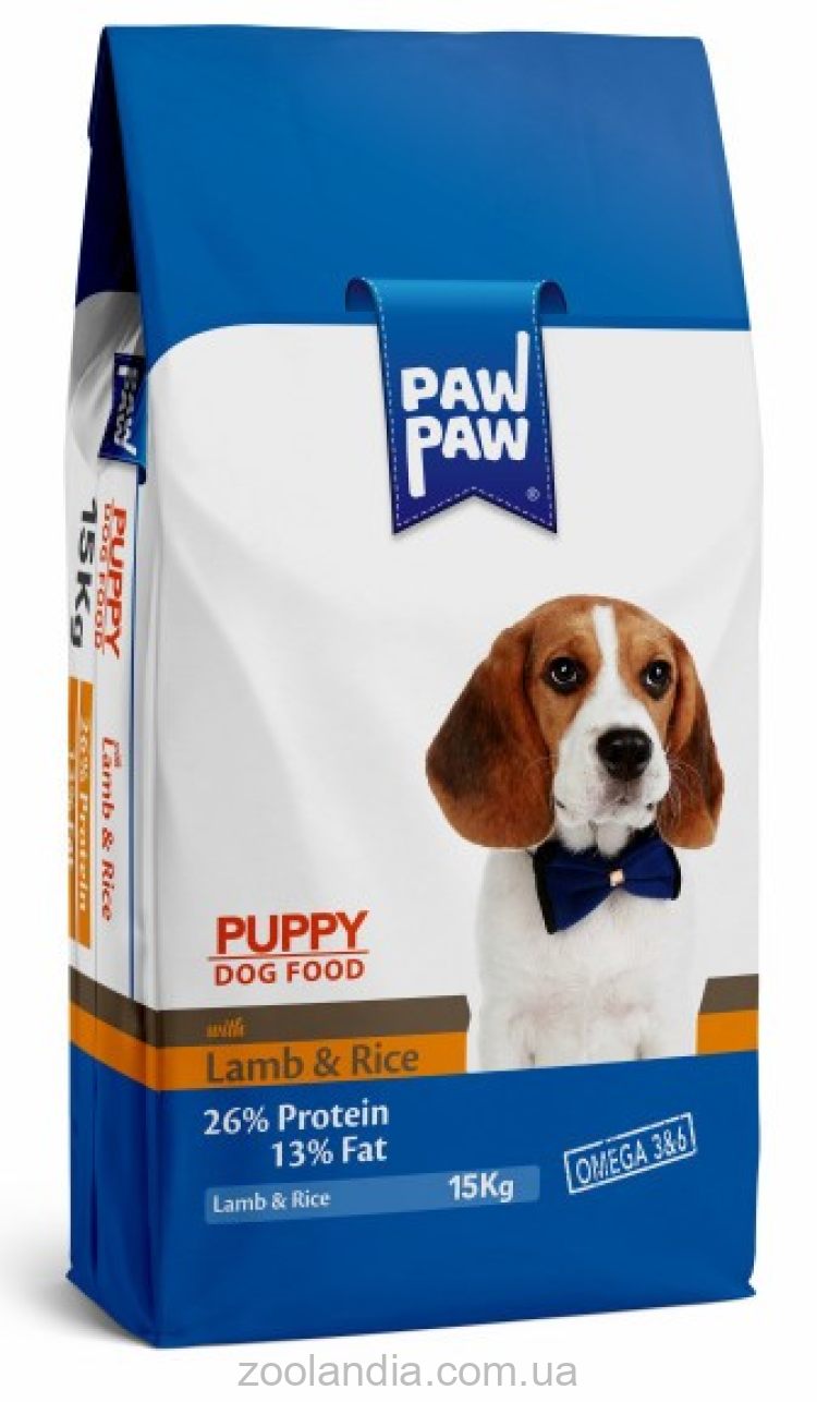 Pawpaw (Паупау) Puppy Food with Lamb & Rice сухой корм для щенков (ягненок и рис)