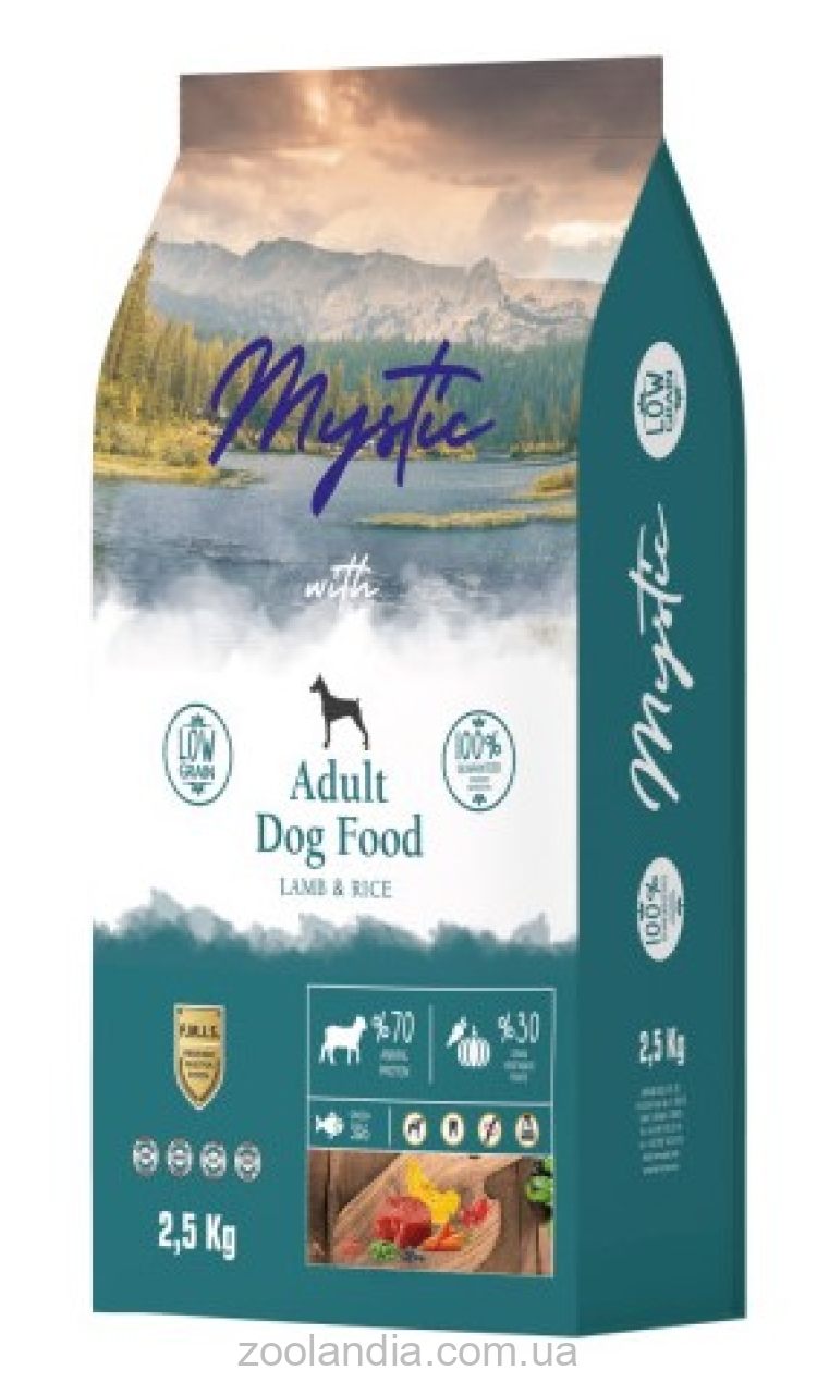 Mystic (Мистик) Adult Dog Food with Lamb & Rice сухой корм для собак (ягненок и рис)