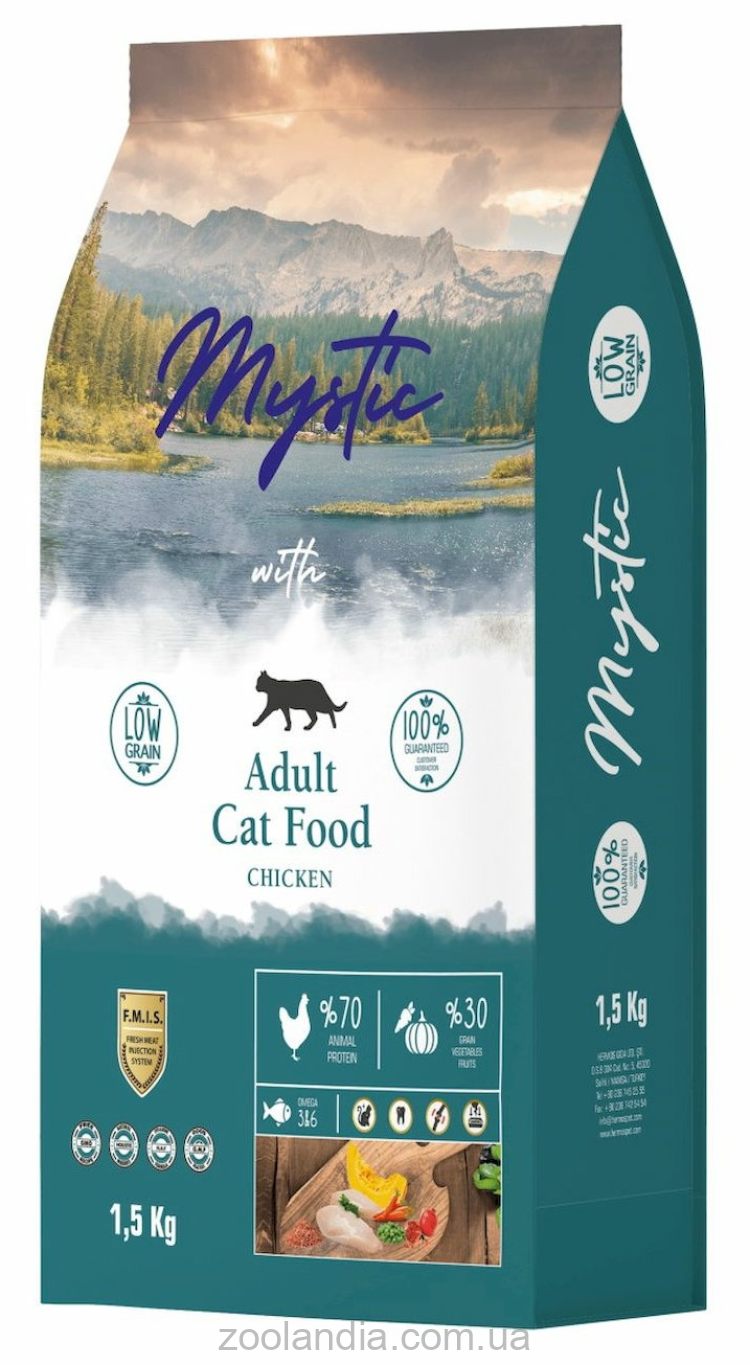 Mystic (Мистик) Adult Cat Food with Chicken сухой корм для кошек (курица)