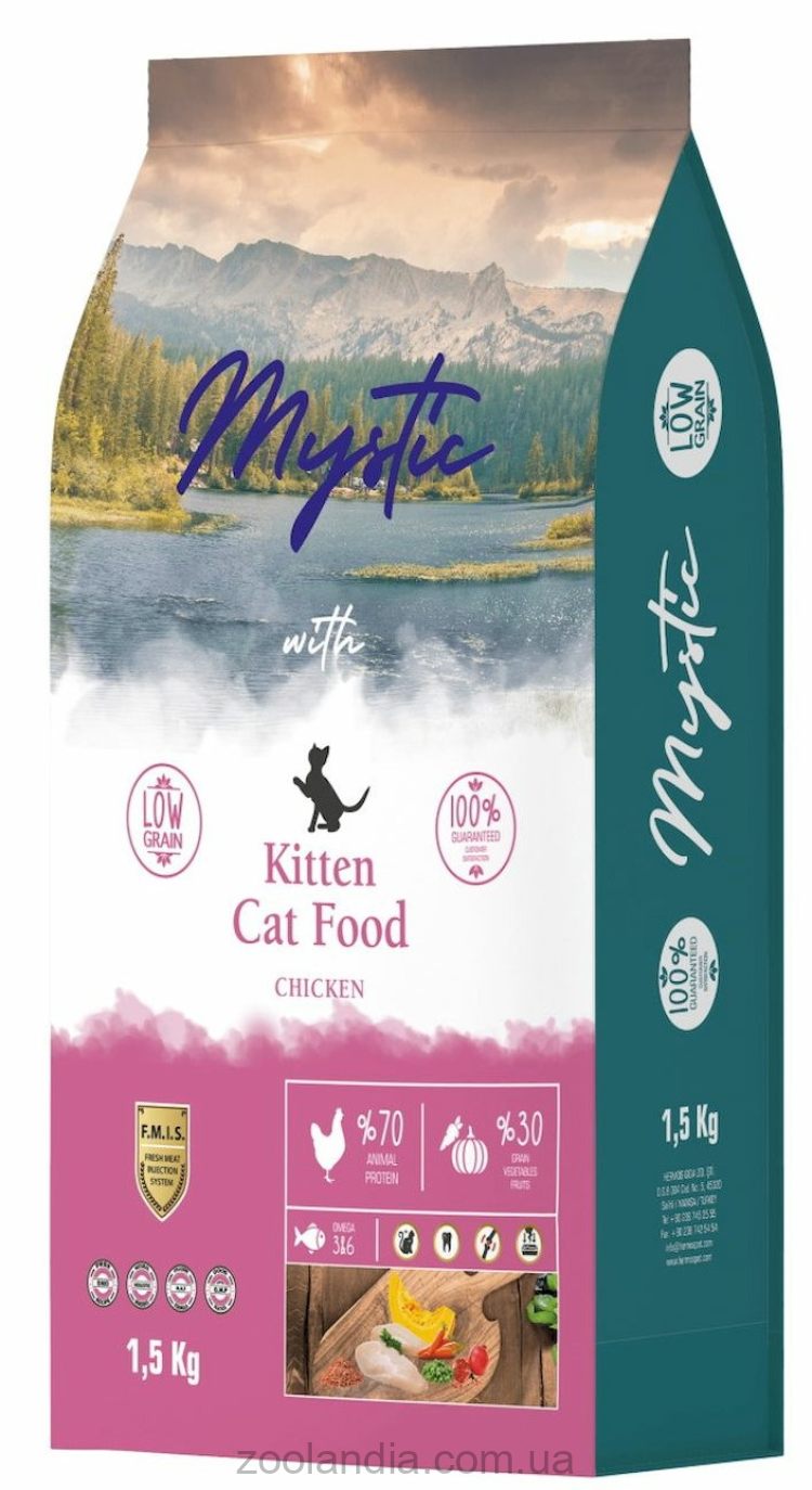 Mystic (Мистик) Kitten Food with Chicken сухой корм для котят (курица)