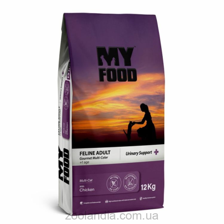 MyFood (Майфуд) Adult Cat Food Gourmet with Chicken сухой корм для привередливых кошек (курица)