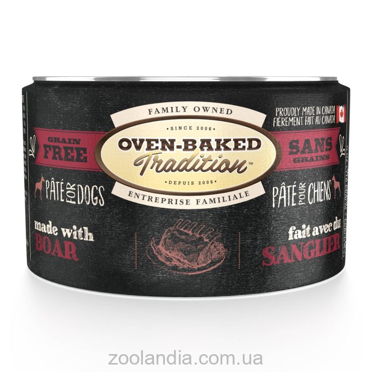 Oven-Baked (Овен Бекет) Tradition Boar - влажный корм для собак из свежего мяса кабана