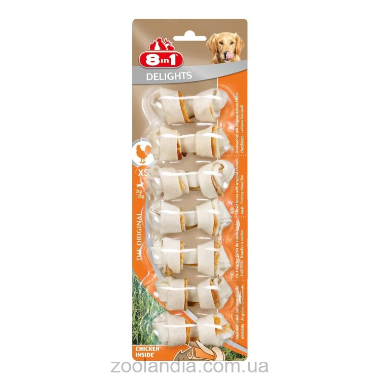 8in1 (8в1) Delights - Лакомство с курицей для собак