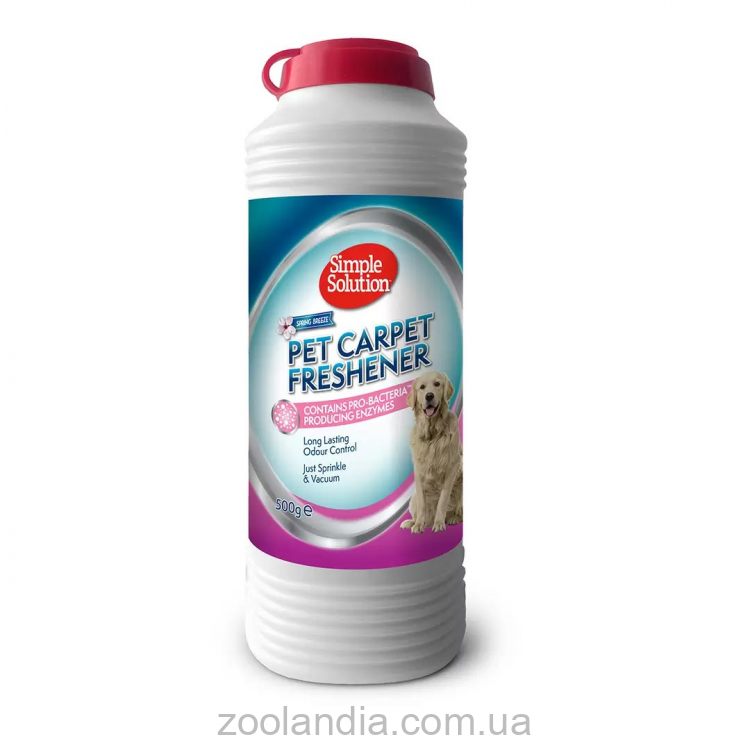 Simple Solution (Симпл Солюшн) Pet Carpet Freshener - Средство для нейтрализации запахов, удаление пятен и придание свежести ковровых покрытий