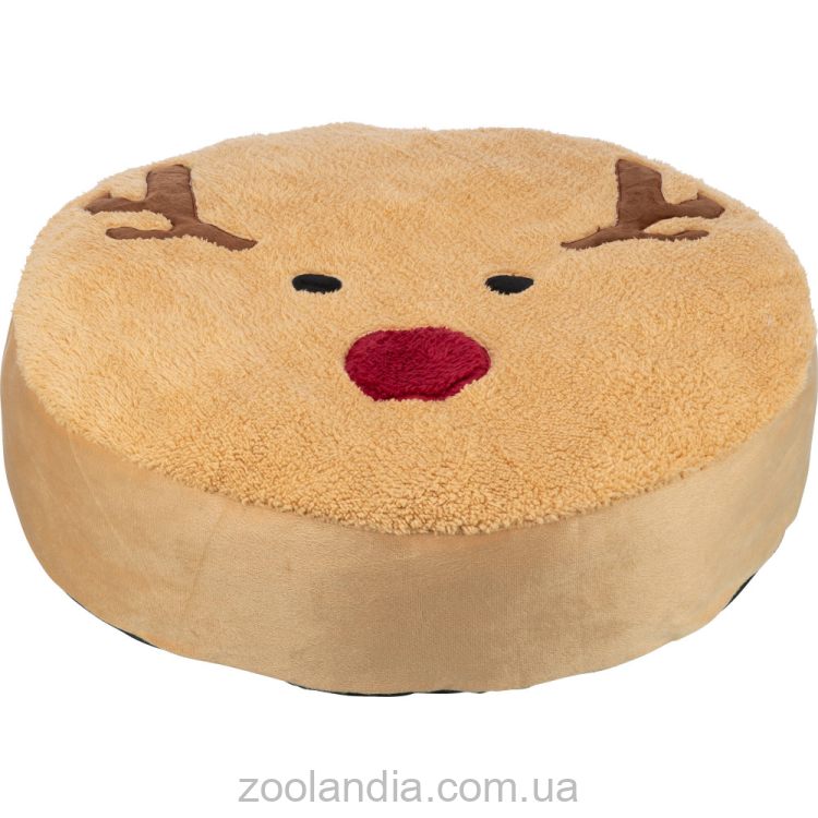 Trixie (Трикси) Лежак для собак та котов Рождественский олень круглий светло-коричневый 60 см
