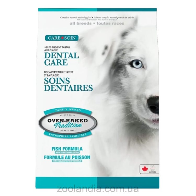 Oven-Baked (Овен Бекет) Tradition Dental Care Fish Formula All Breed - Сухой корм для собак всех пород для здоровья зубов с рыбой