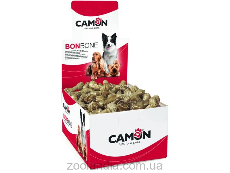 Camon (Камон) - лакомство для собак жевательная кость из говяжьей кожи