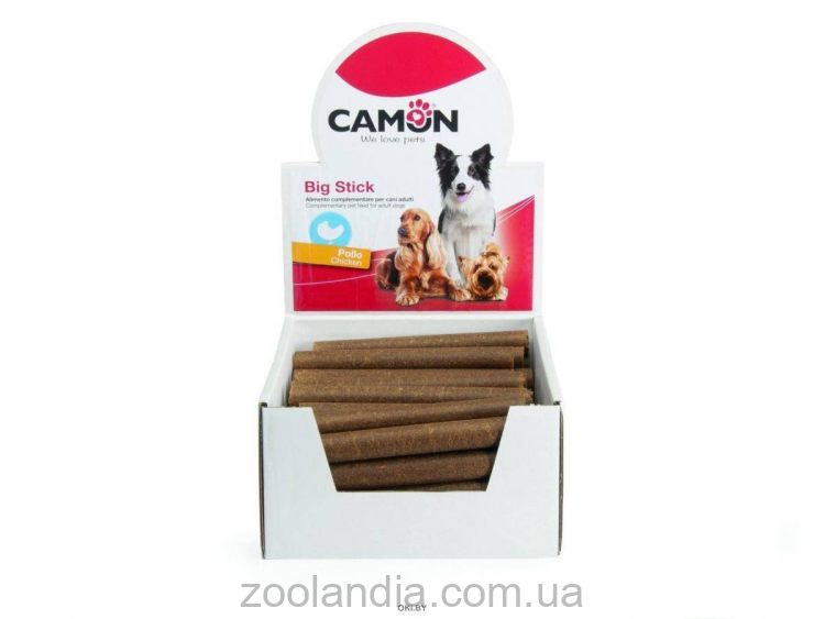 Camon (Камон) - лакомство для собак, палочки из куриного мяса 17см