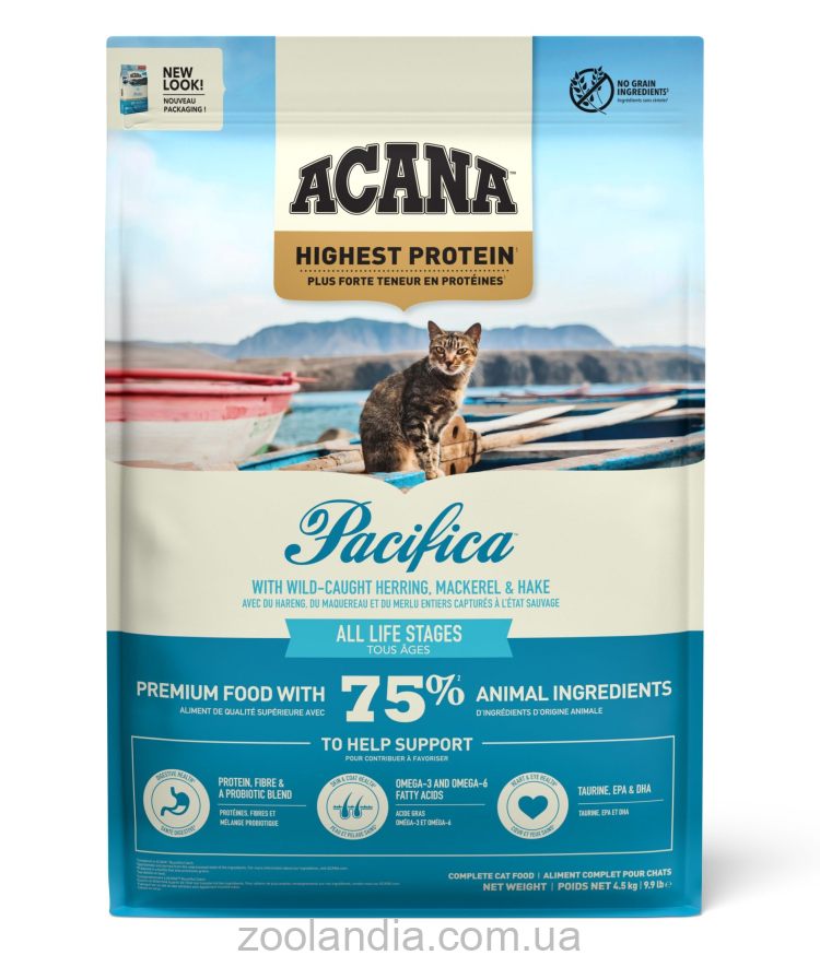 Acana ( Акана) Pacifica Cat - корм для кошенят та котів