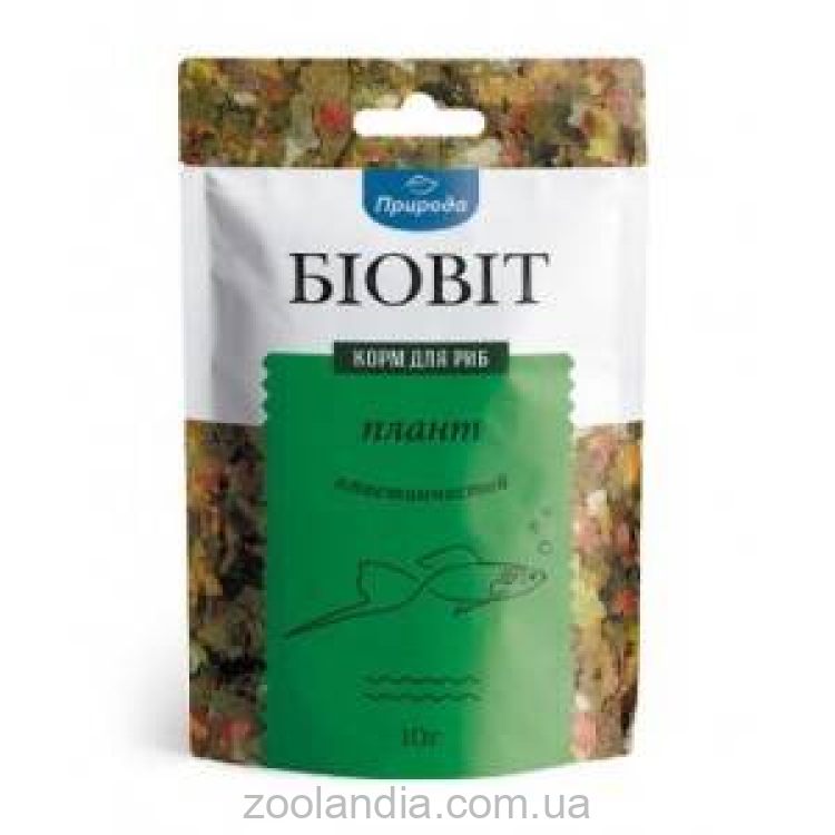 ТМ "Природа" Корм "Биовит Плант" для травоядных аквариумных рыб