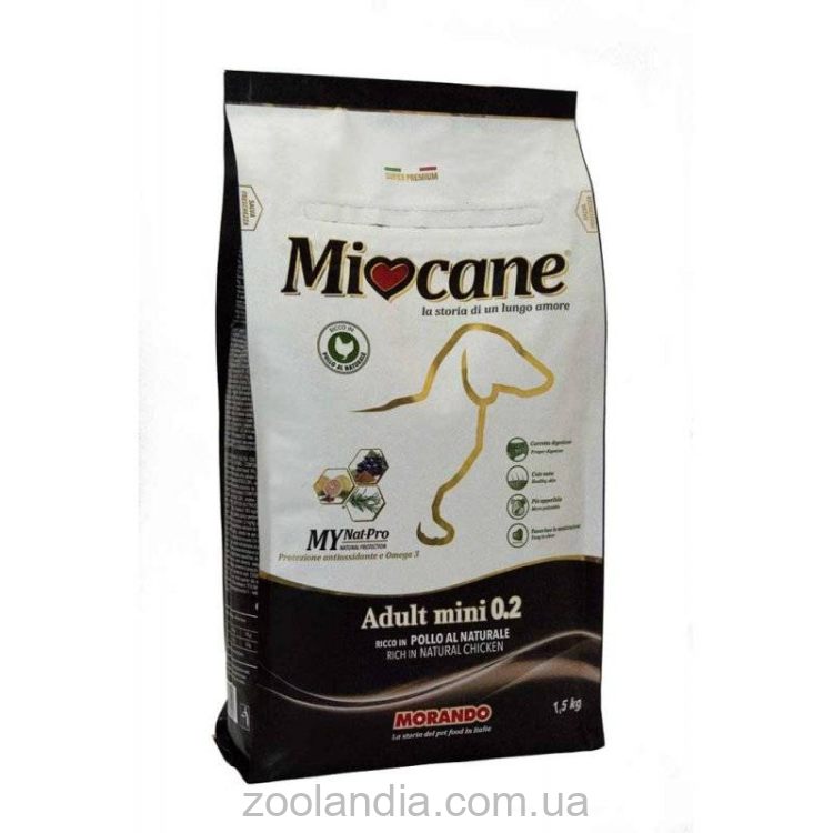 Morando Miocane (Миокане Морандо) Adult Mini Chicken - Корм для взрослых собак маленьких пород с курицей