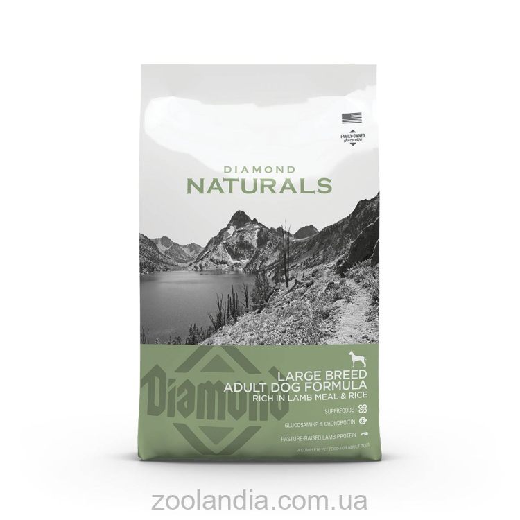 Diamond Naturals (Даймонд Нейчерс ) Adult Large Breed Lamb&Rice - Сухой для взрослых собак больших пород (с мясом ягненка)
