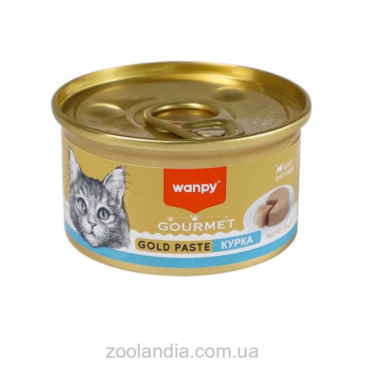Wanpy (Ванпі) Gourmet Gold Paste Chicken - Вологий корм консерви для котів з куркою
