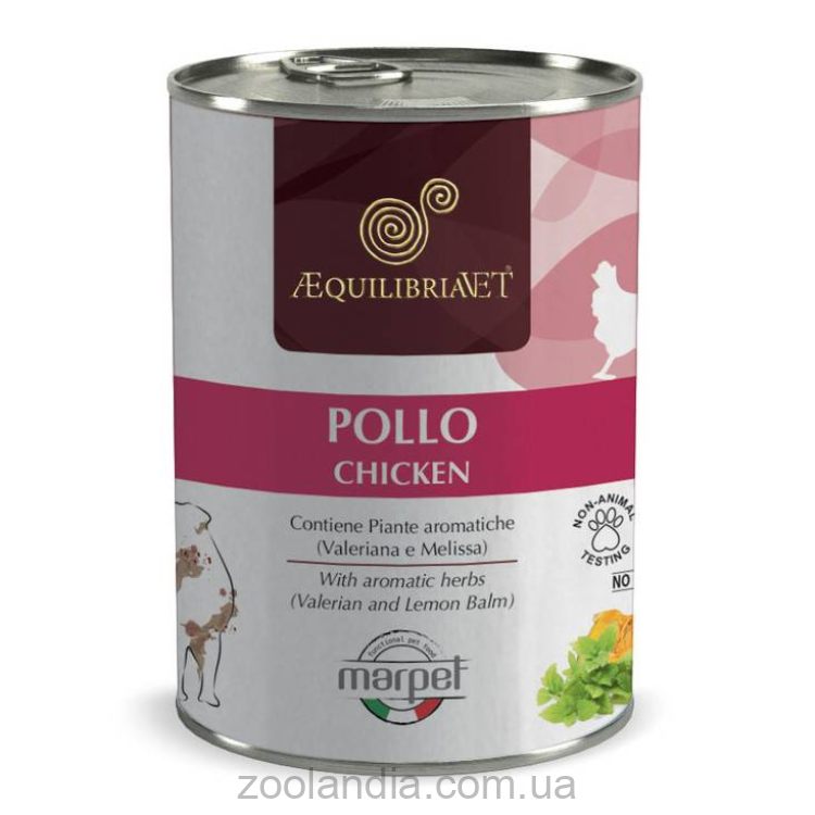 Marpet (Марпет) Aequilibriavet - Консервированный корм-мусс для собак (курица)