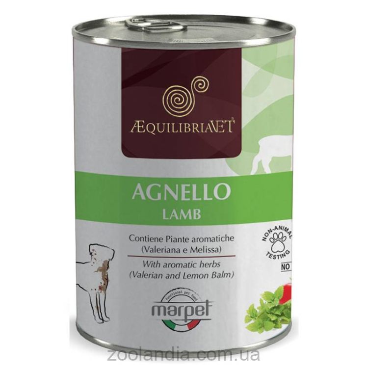 Marpet (Марпет) Aequilibriavet - Консервированный корм для собак (ягненок)