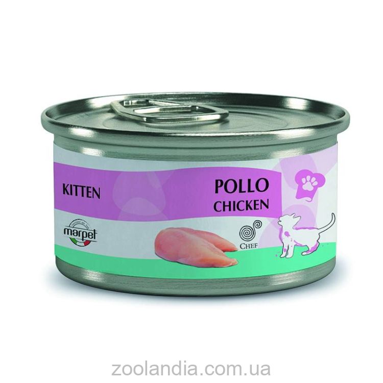 Marpet (Марпет) Aequilibria Chef - Дополнительный консервированный корм для котят (курица)
