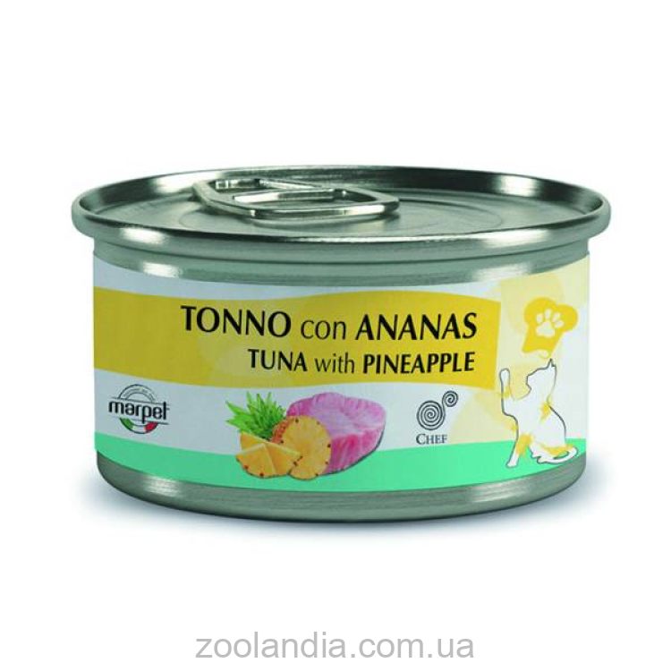 Marpet (Марпет) Aequilibria Chef - Дополнительный консервированный корм для кошек (тунец/ананас)