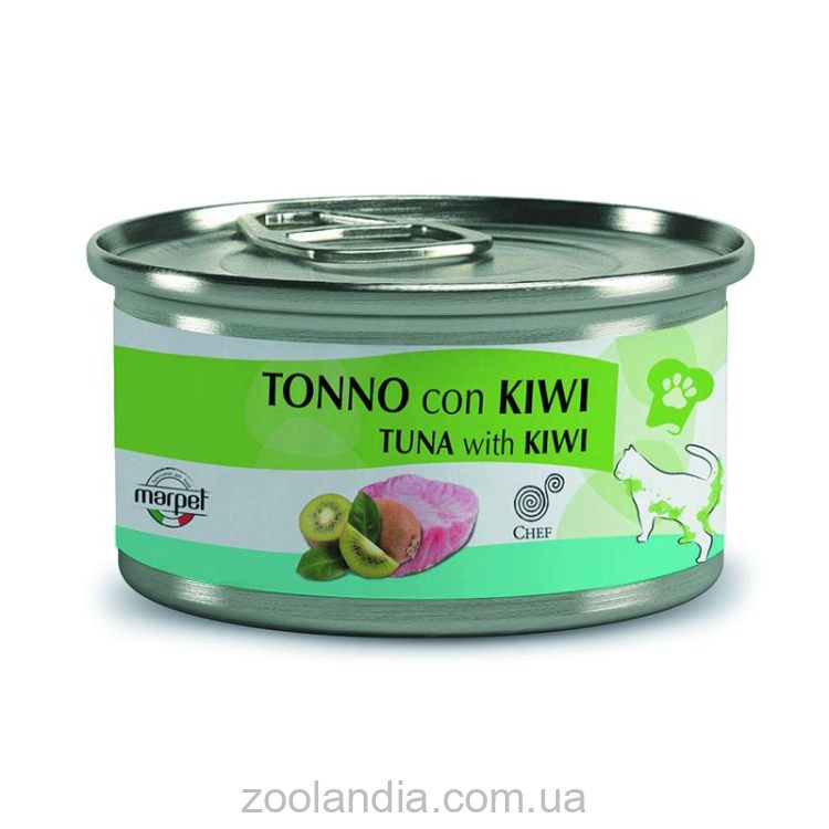 Marpet (Марпет) Aequilibria Chef - Дополнительный консервированный корм для кошек (тунец/киви)